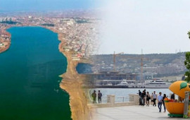 Bakıda salınacaq bulvar ərazisindən GÖRÜNTÜLƏR 