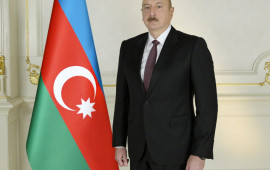 Prezident İlham Əliyev Kəlbəcər şəhər parkının təməlini qoyub