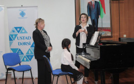 Gəncədə fortepiano və vokal ixtisasları üzrə ustad dərsləri təşkil olunub 