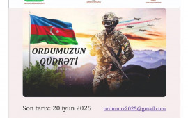 "Ordumuzun Qüdrəti" adlı rəsm müsabiqəsi elan olunub
