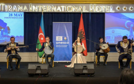 Tiranada "Qarabağ" muğam ansamblının konserti və rəsmi ziyafət keçirilib 