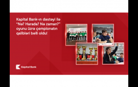 Kapital Bankın dəstəyi ilə “Nə? Harada? Nə zaman?” oyunu üzrə respublika çempionatı başa çatdı